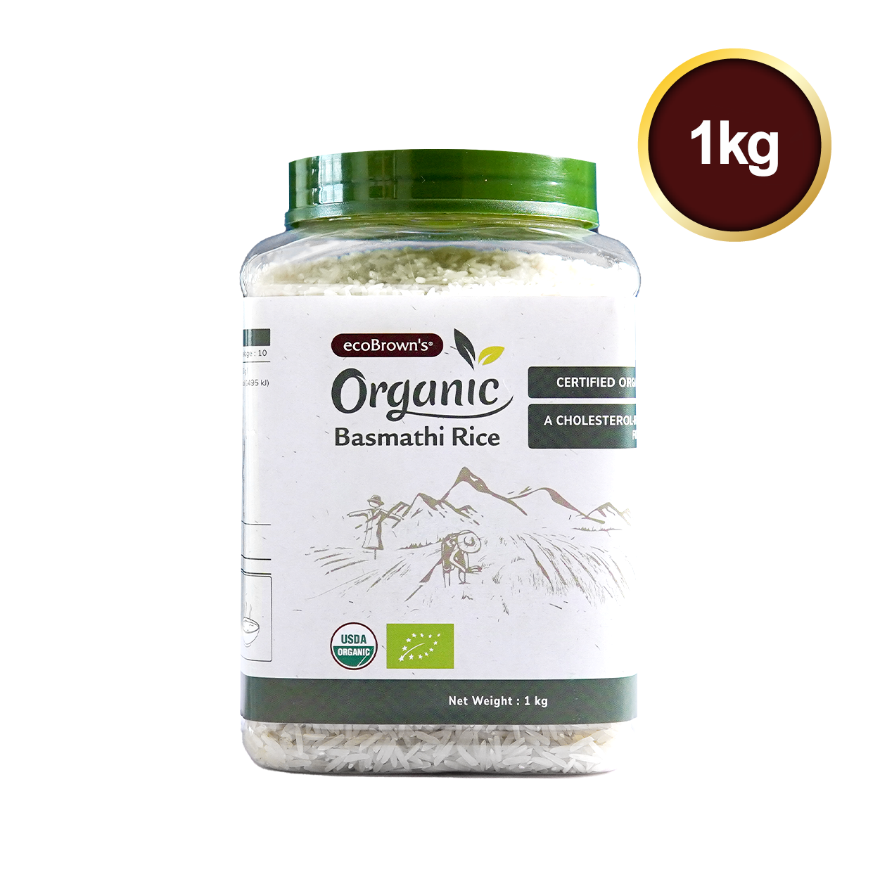 Organic Basmathi Rice 1kg
