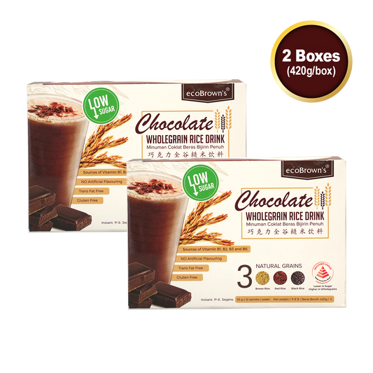 ecoBrown's Chocolate Beverage (Low Sugar) [2 boxes]