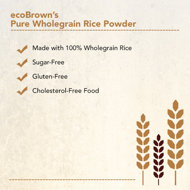 ecoBrown’s Wholegrain Rice Powder 500g