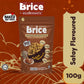 [100g] ecoBrown’s Brice Satay Durian Flavoured Wholegrain Rice Puff | Baked, Not Fried | High Fibre Snack