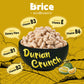 [100g] ecoBrown’s Brice Musang King Durian Flavoured Wholegrain Rice Puff | Baked, Not Fried | High Fibre Snack