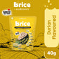 [Bundle of 5x 40g] ecoBrown’s Brice Wholegrain Rice Puff - Seaweed+ Spicy Cheese+ Truffle+ Himalayan Salt+ Durian