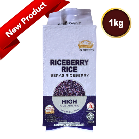 ecoBrown's Riceberry Rice 1kg