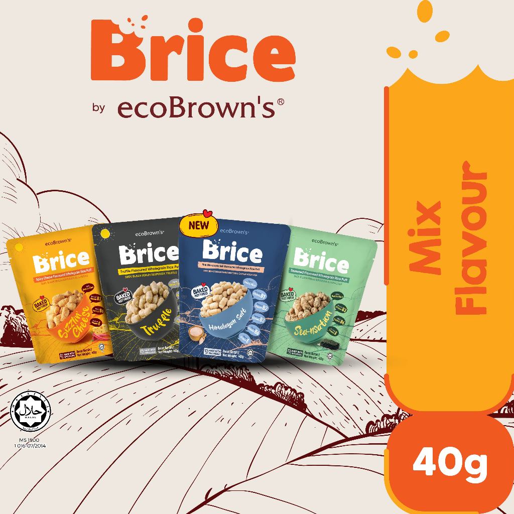 [Campaign Bundle] ecoBrown’s Brice Flavoured Himalayan Salt Wholegrain Rice Puff