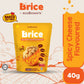[Bundle of 5x 40g] ecoBrown’s Brice Wholegrain Rice Puff - Seaweed+ Spicy Cheese+ Truffle+ Himalayan Salt+ Durian