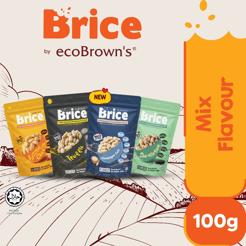 [Campaign Bundle] ecoBrown’s Brice Flavoured Himalayan Salt Wholegrain Rice Puff