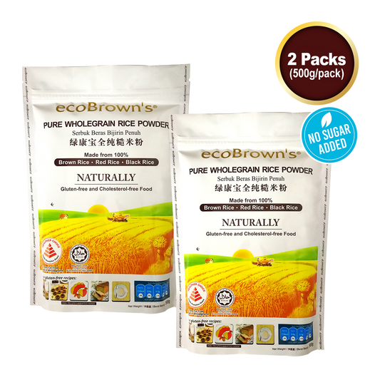 ecoBrown's Wholegrain Rice Powder [2 packs]